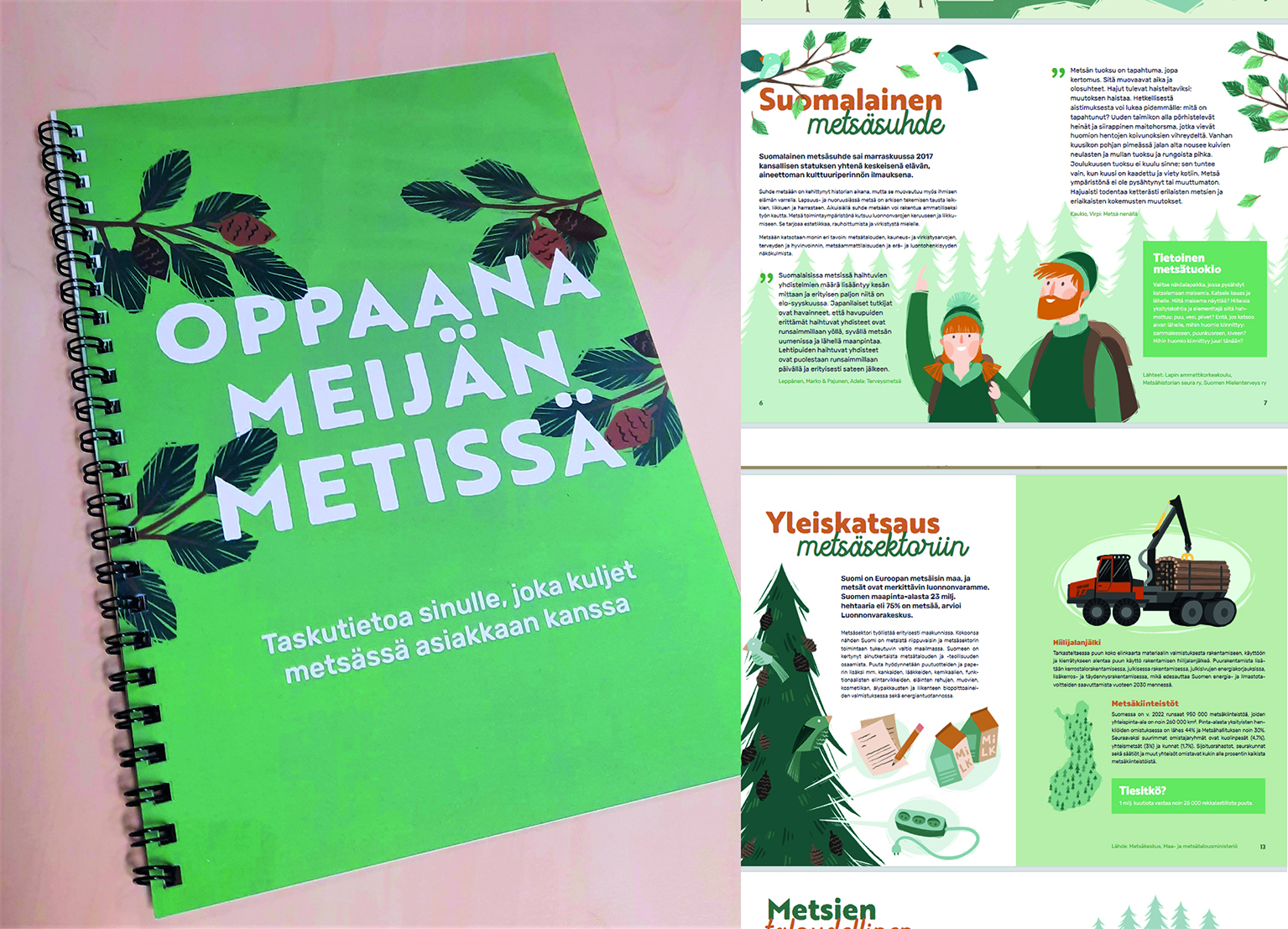 Oppaana meijän metissä -julkaisu - Koillis-Suomen Aikuiskoulutus